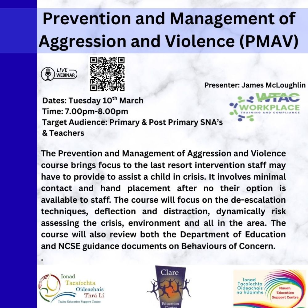 SP26-79 Prevention and Management of Aggression and Violence (PMAV)